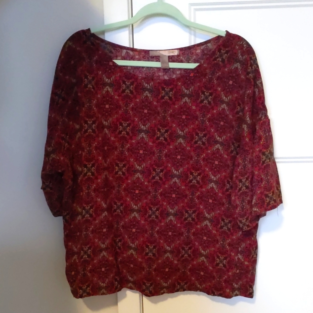 Shoulder hang boho shirt